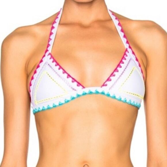 SAME Swim Bikini‎ Top White Papillon - Picture 1 of 6